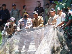 KAPOLRES BERSAMA DANDIM SERTA SEKDA KABUPATEN SIMALUNGUN KEMBALI TERTIBKAN KJA