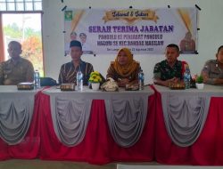 Camat Bandar Masilam Pimpin Acara Pisah Sambut 9 Pangulu Kepada Pejabat Pangulu