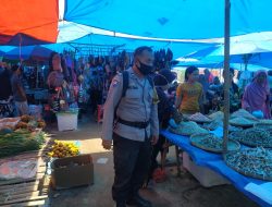 Bhabinkamtibmas Polsek Bangun Ajak Masyarakat Untuk Mendukung PEN