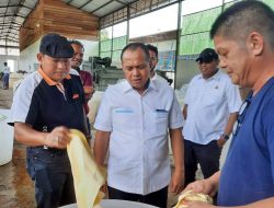 Bupati Batu Bara Kunker Pabrik Pembuatan Kanebo di Kabupaten Sijunjung