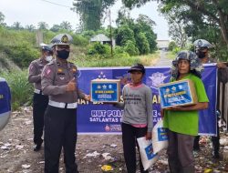 Satlantas Polres Simalungun Laksanakan Bakti Sosial Dalam Rangka Hari Lalulintas ke – 67