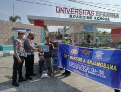 Jelang Hari Bhayangkara ke 67 Satlantas Polres Simalungun Lakukan Bakti Sosial