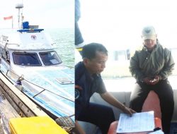 DPRD Apresiasi Diskanla Provsu Juga Dinas Perikanan dan Peternakan Tangkap Pukat Tank Cangkuk Kerang di Perairan Batu Bara