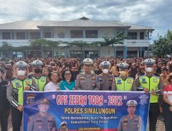 Saat Ops Zebra Toba 2022 Polres Simalungun Sasar SMKN-3 Pematang Siantar