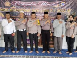 Polres Simalungun Gelar Peringatan Maulid Nabi Besar Muhammad saw Tahun 1444 H