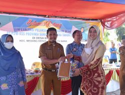 Tim Evaluasi Pelaksanaan Terbaik Desa PTP2WKSS Tingkat Provsu Kunjungi Desa Medang Batu Bara