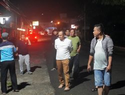 Pagi-Pagi Bupati Zahir Turun Cek Drainase,Tanggapi Keluhan Warga