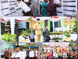 Forkopimda Batu Bara Melaksanakan Apel Deklarasi Pilkades Aman dan Damai