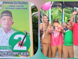 Dengan 8 Program Kerja Cakades Empat Negeri Kamaluddin Kampanye Perdana