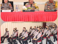 Kapolres Batu Bara Berikan Arahan 28 Siswa Diktukba Polri T.A. 2022