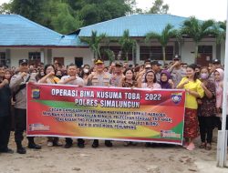 Kapolres Simalungun Gelar Police Goes Toz Sampaikan Pesan Jauhi Narkoba dan Bijak Bermedsos