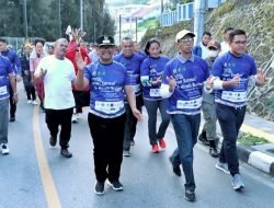 Pemkab Simalungun Adakan Giat Jalan Santai dan Kirab Budaya di Kota Parapat