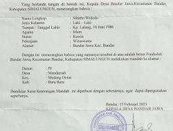 Diminta Surat Keterangan Pindah Penduduk Malah Menghadirkan Surat Mandah Palsu