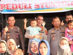 Peduli Stunting Polres Batu Bara Gelar Bakti Sosial