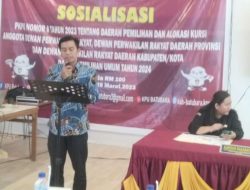 KPU Batu Bara Laksanakan Sosialisasi Dapil Pemilu 2024
