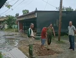 Masyarakat Kelambir Lima Kampung Giat Lakukan Gotong Royong
