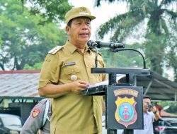 Bupati Simalungun Pimpin Apel Gelar Pasukan Dalam Rangka Operasi Ketupat Toba 2023