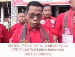Alboen Simanungkalit Resmi Jabat Ketua DPC PSI Kecamatan Sunggal Dan Caleg PSI