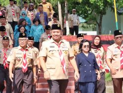 Wakil Bupati Simalungun Hadiri Kegiatan Karang Pamitran Kwarda Gerakan Pramuka Sumut di Yonif 122/PT