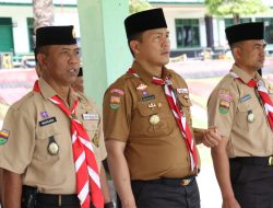 Kapolres Simalungun Hadiri Kegiatan Karang Pamitraan Kwarda Gerakan Pramuka Sumut Di Yonif 122/PT