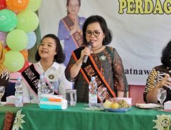 Kunjungi TK ABA Perdagangan, Bunda PAUD Kab Simalungun Terkesan Dengan Ketrampilan Anak-anak
