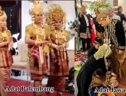 Resepsi Pernikahan Anggie Pratama Lalengke Padukan Budaya Jawa dan Palembang