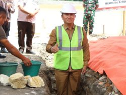 Bupati Simalungun Hadiri Peletakan Batu Pertama Pembangunan Mapolsek Parapat