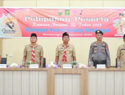 Bupati Simalungun Berangkatkan Kontingen Kwarcab Gerakan Pramuka ke Cibubur