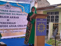 Dra.Hj Hidayah Herlina Gusti Nasution Resmikan Rumah Tahfiz Paud Muhammadiyah