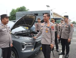 Kapolres Batu Bara Cek Randis Siap Amankan Pemilu 2024