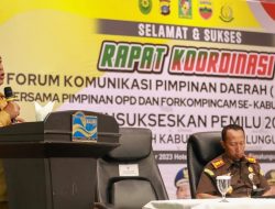Pimpin Rakor Forkompinda, Bupati Simalungun : ASN jangan terlibat dalam Partai Politik dan harus Netral