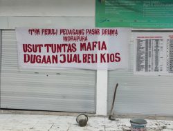 Kisruh Pembagian Kios Los Pasar Delima Indrapura Berbuntut Panjang, Diduga Ada Kepentingan Pejabat