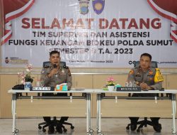 Tim supervisi dan Asistensi Fungsi Keuangan Bidkeu Polda Sumut Kunjungi Polres Batu Bara