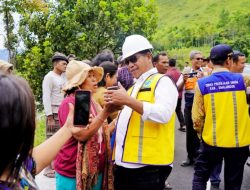 Bupati Simalungun Tinjau Infrastruktur Jalan Yang Baru Di Kerjakan Di Kecamatan Pamatang Silimahuta
