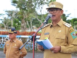 Hari Pertama Masuk Kerja Tahun 2024 Pemkab Simalungun Gelar Apel Gabungan 