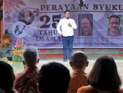 Bupati Simalungun Hadiri Syukuran 25 Tahun Paroki Fransiskus Saribudolok