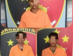 Polsek Indrapura Tangkap 3 Pria Diduga Curi Kabel
