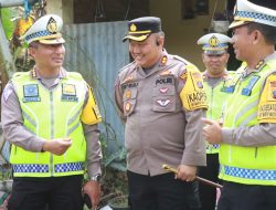 Kapolres Simalungun Dampingi Dirlantas Polda Sumut Olah TKP Kecelakaan Maut di Jalan Lintas Siantar Pematang Raya