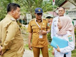 Lakukan Kunker di Kecamatan Bosar Maligas, Bupati Simalungun Tinjau Infrastruktur Jalan di Nagori Dusun Pengkolan