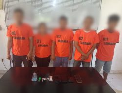 Polsek Perdagangan Berhasil Tangkap Lima Orang Bandar Narkoba Saat Pesta Shabu
