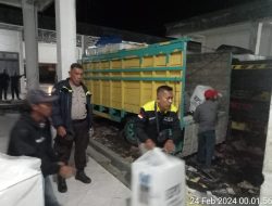 Personil Polsek Perdagangan Kawal Logistik Pemilu ke KPU Simalungun