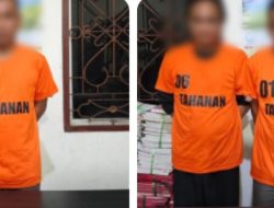Polisi Berhasil Ringkus 3 Orang Pria Pengguna Narkoba di Penginapan Depan Pasar Moderen Perdagangan