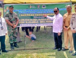 Wakil Bupati Simalungun Bersama Danrem 022/PT Dan Dandim 0207/Sml Hadiri Bazar TNI