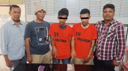 Polsek Perdagangan Tangkap 3 Orang Pria Terkait Peredaran Narkoba di Bandar Huluan