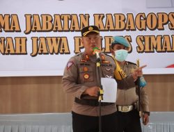 Kapores Simalungun Pimpin Upacara Serah Terima Jabatan Personil Polres Simalungun