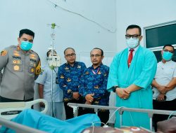 Pj Bupati Batu Bara Bersama Kapolres Jenguk Korban Kebakaran