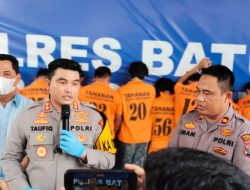 Kapolres Batu Bara Gelar Press Release, 135 Orang TSK 1 Orang DPO Meninggal Dunia