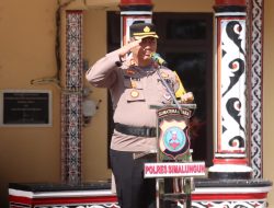 Kapolres Simalungun Pimpin Upacara Kenaikan Pangkat Dan Pelepasan Personil Purnabakti