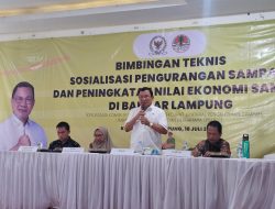 Hanan A Rozak Menggelar Bimtek Pengelolaan dan Peningkatan Nilai Ekonomis Sampah di Bandar Lampung