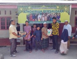 Polres Batu Bara Berbagi Sembako di Yayasan Pantai Asuhan Athohiriah Bersudara